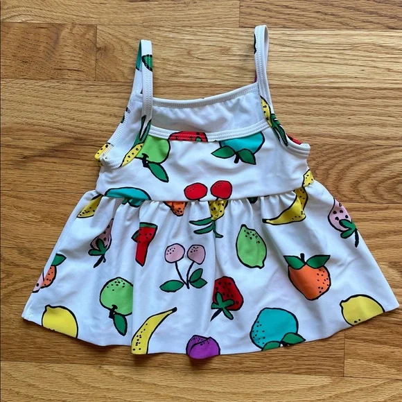 Hanna Andersson Girls Fruit Print Tankini - Picture 3 of 9